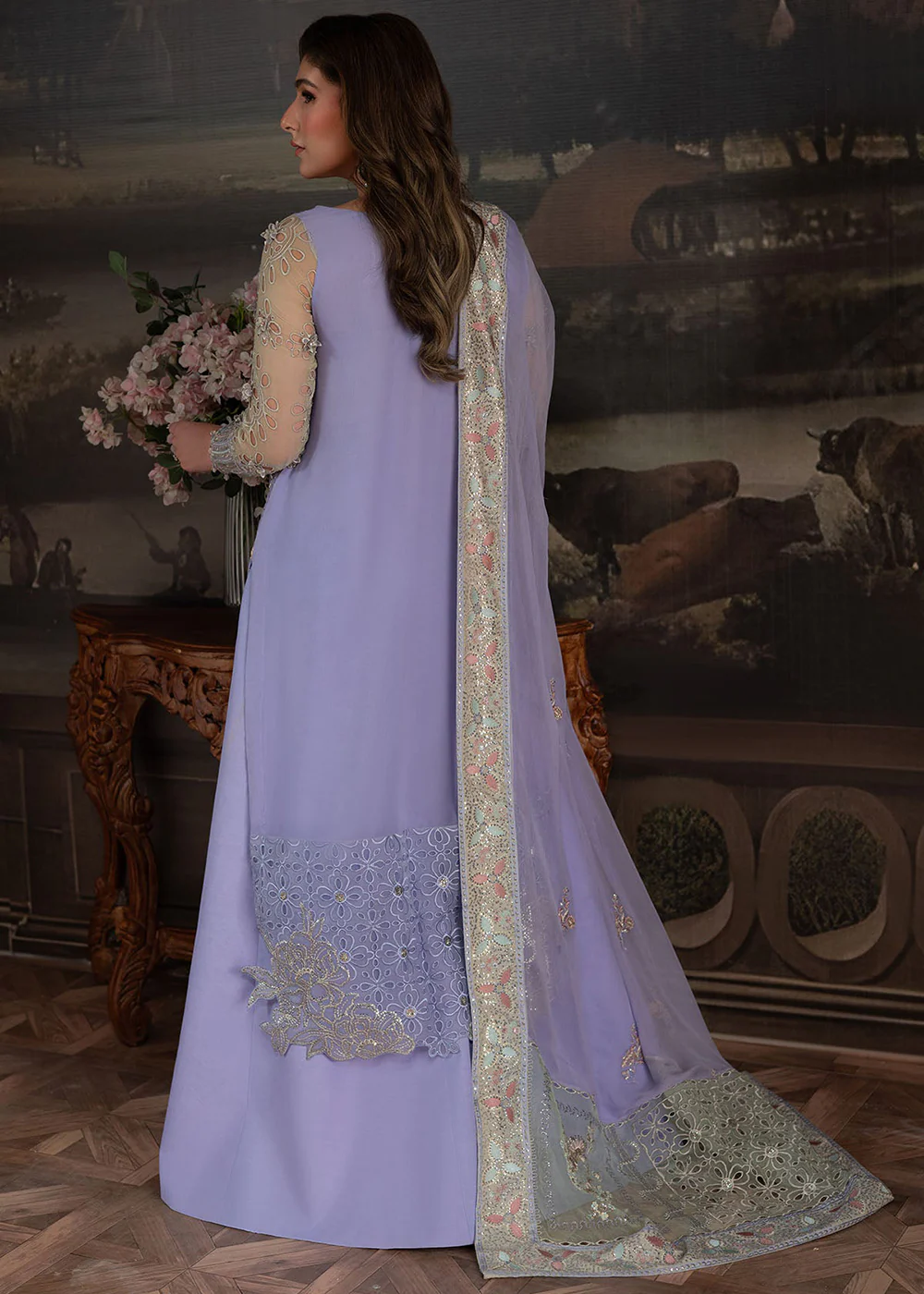 Elanora Embroidered Formals '25 by Nureh | NEL-70 - Image 3