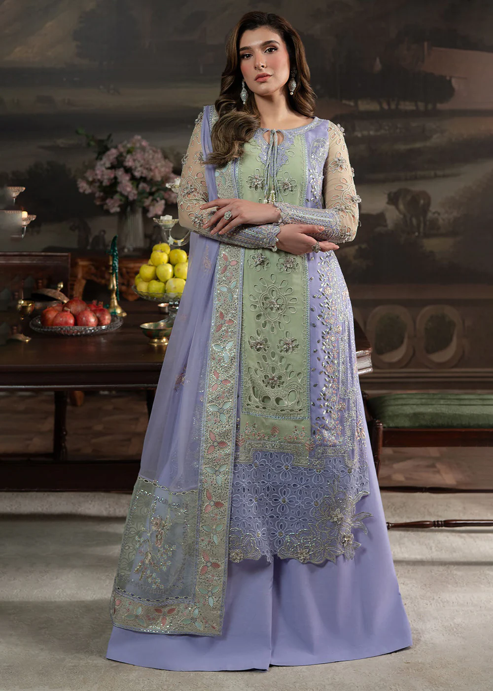 Elanora Embroidered Formals '25 by Nureh | NEL-70 - Image 4