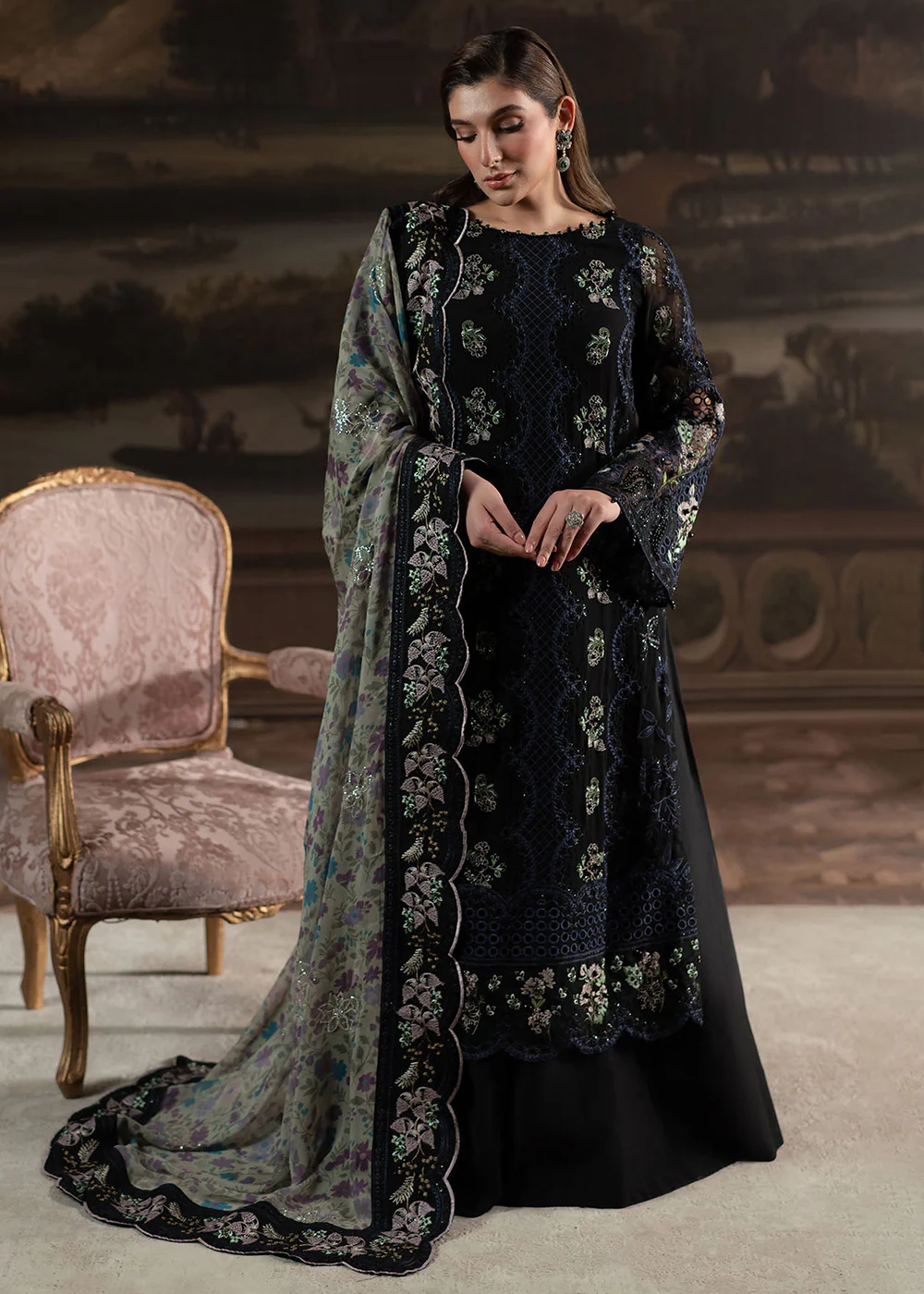 Elanora Embroidered Formals '25 by Nureh | NEL-71 - Image 4