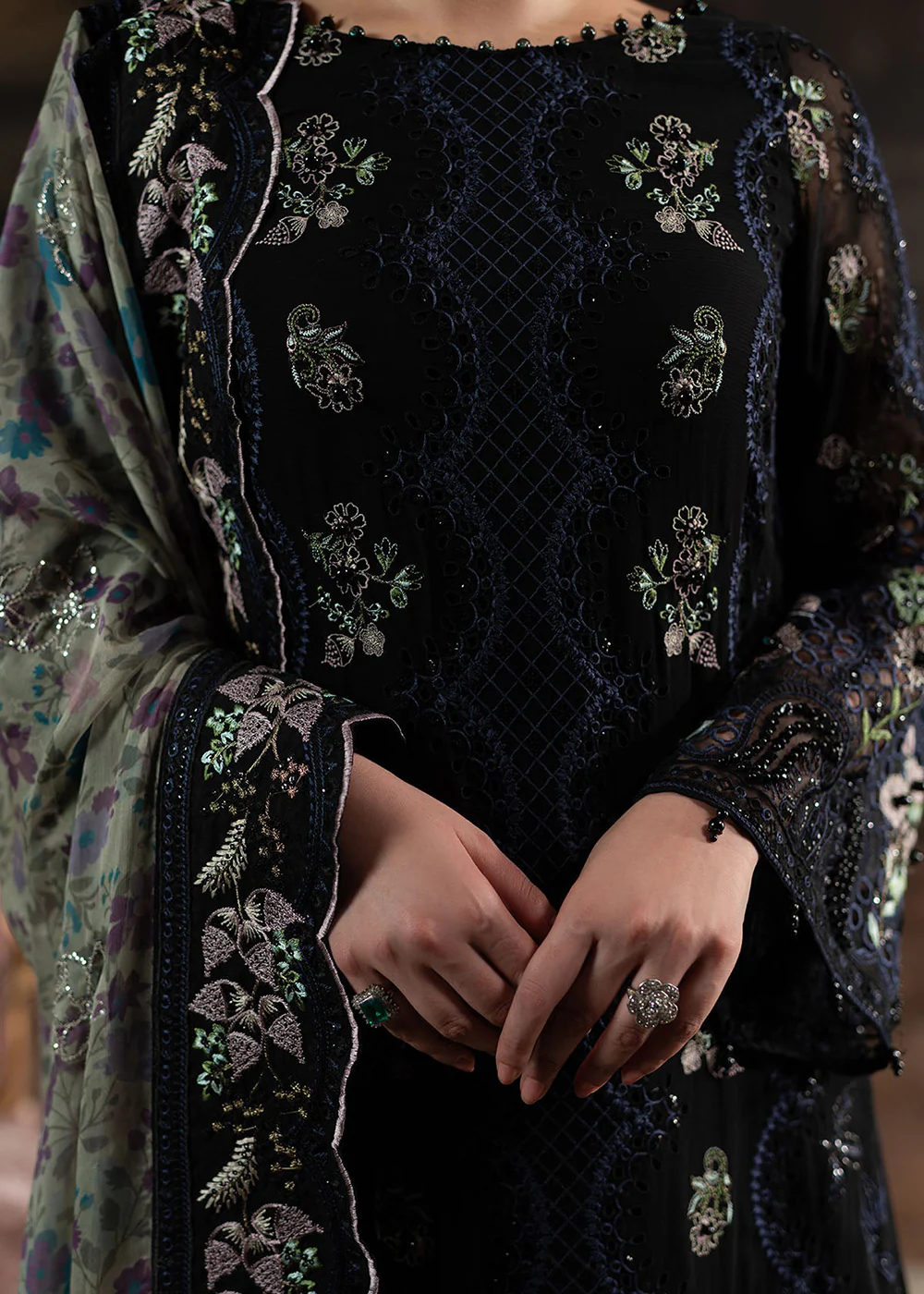 Elanora Embroidered Formals '25 by Nureh | NEL-71 - Image 7