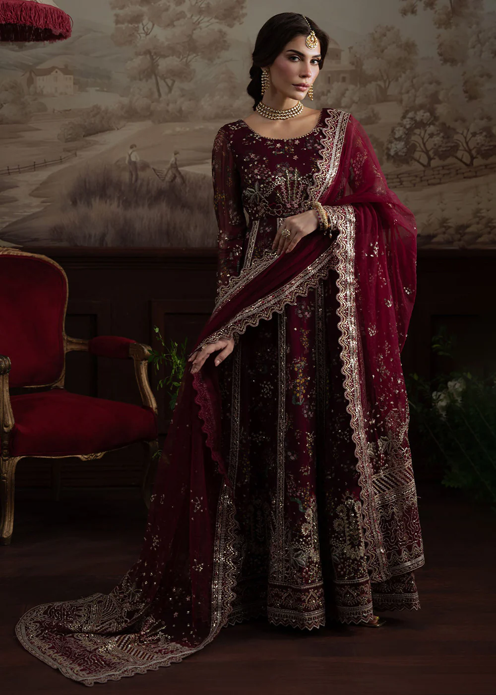 Elanora Embroidered Formals '25 by Nureh | NEL-72 - Image 5