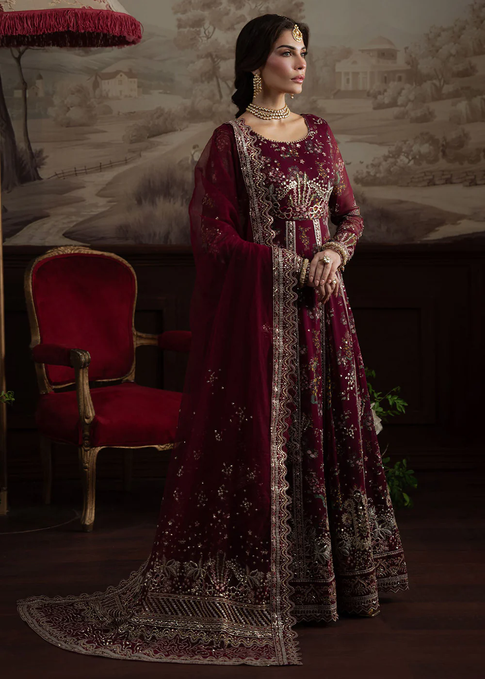 Elanora Embroidered Formals '25 by Nureh | NEL-72 - Image 7