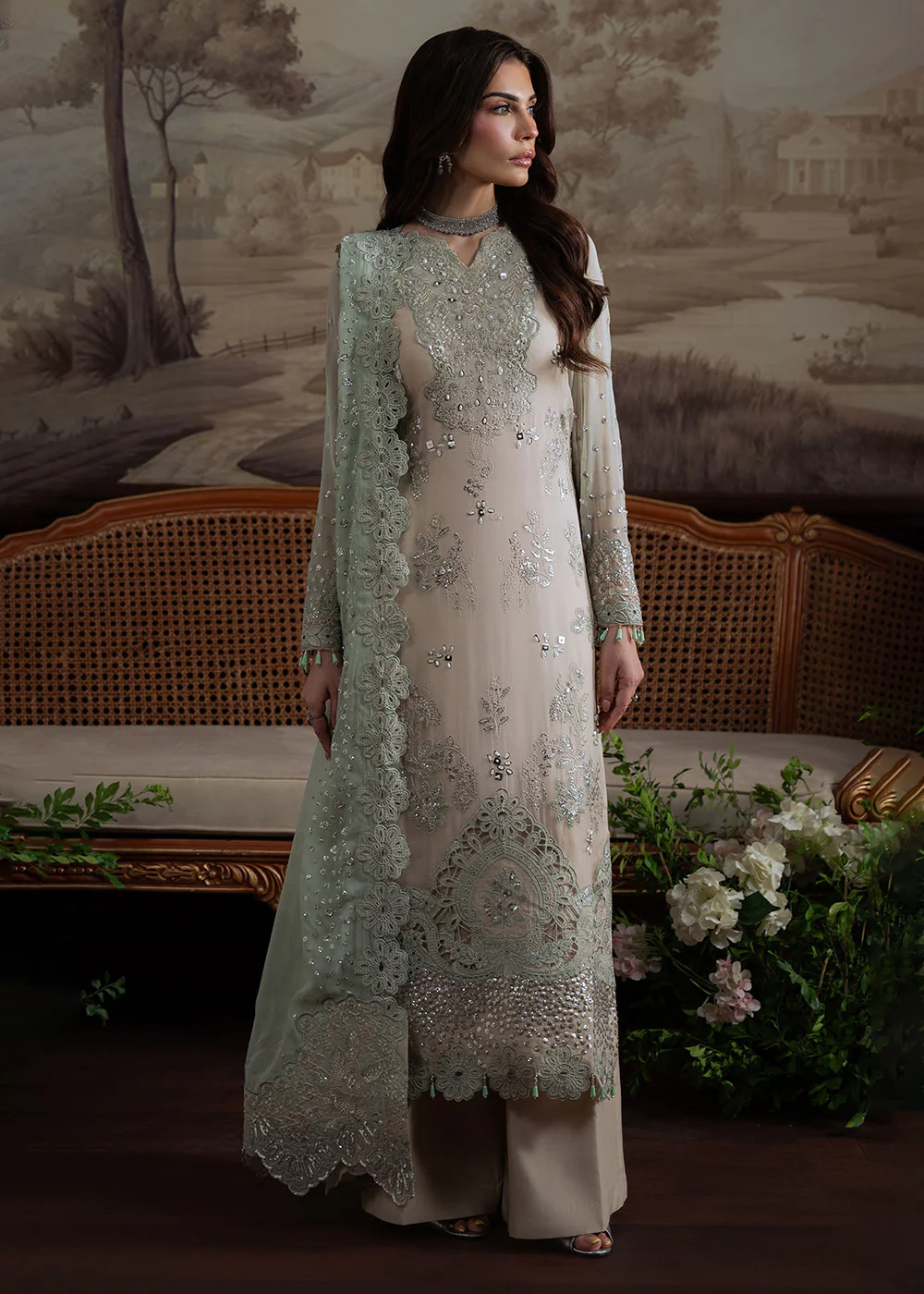Elanora Embroidered Formals '25 by Nureh | NEL-73