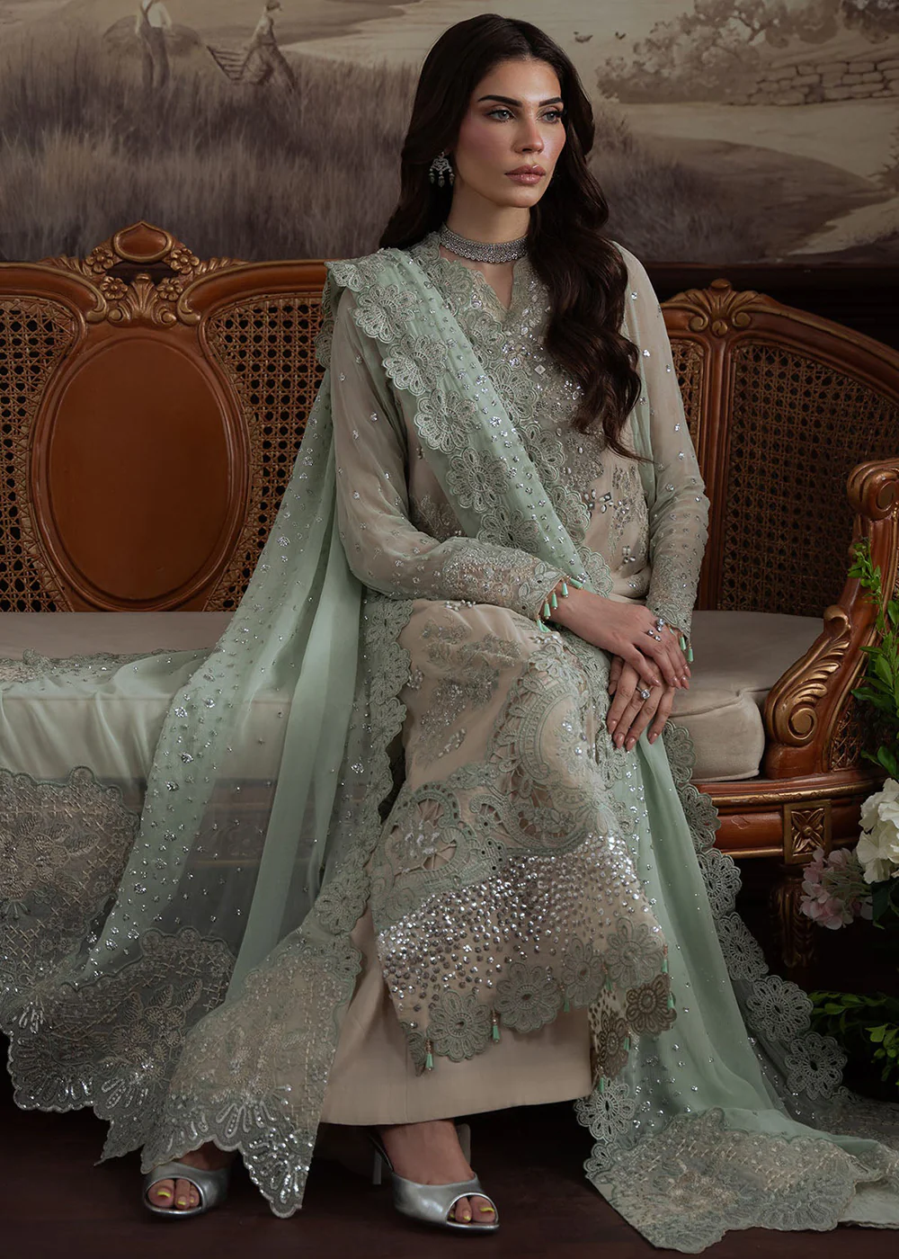 Elanora Embroidered Formals '25 by Nureh | NEL-73 - Image 4