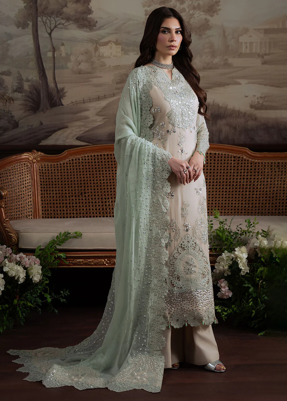 Elanora Embroidered Formals '25 by Nureh | NEL-73 - Image 5