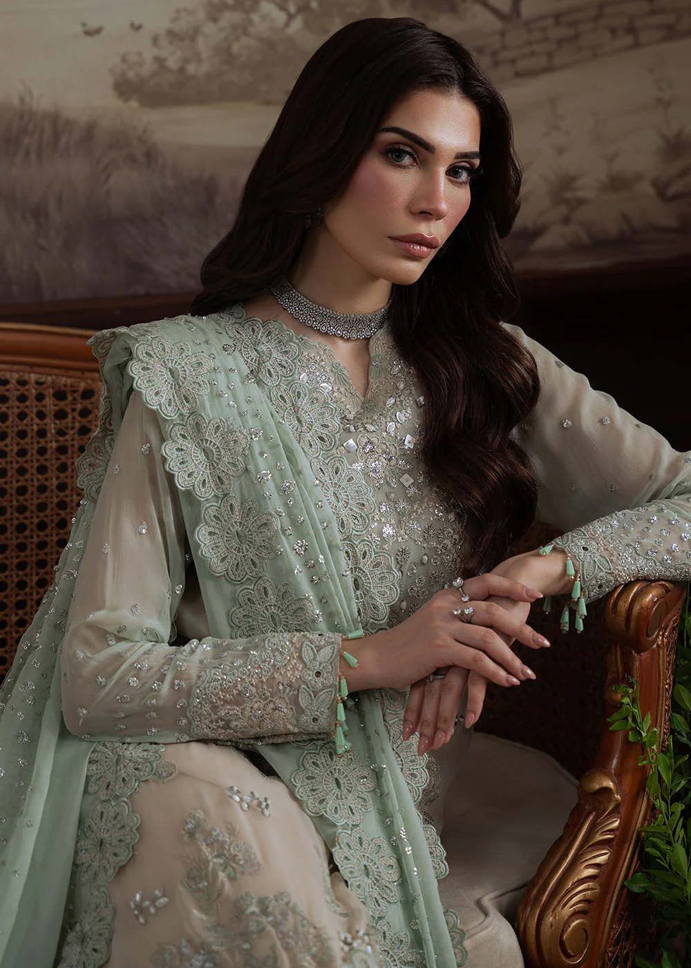 Elanora Embroidered Formals '25 by Nureh | NEL-73 - Image 6