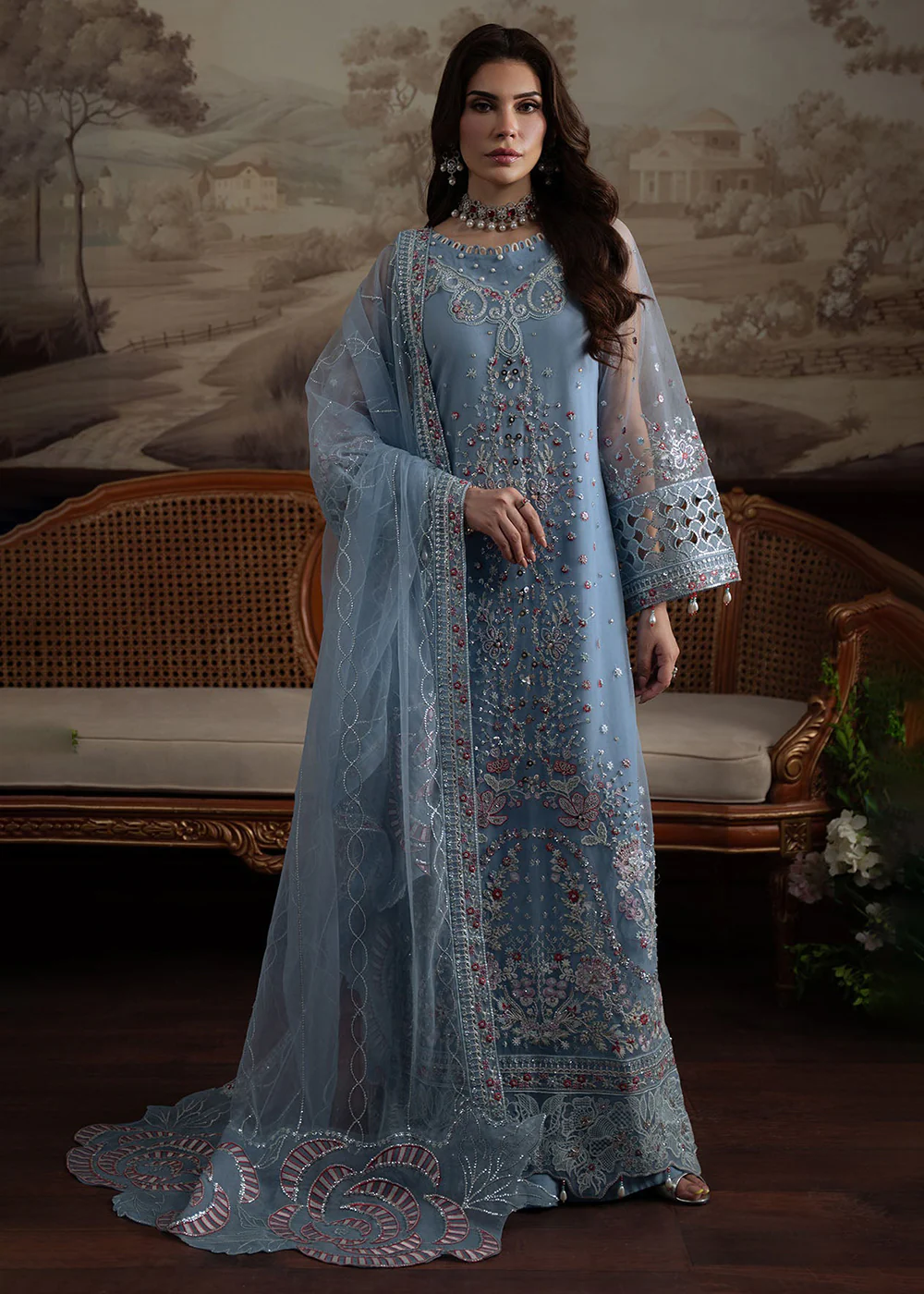 Elanora Embroidered Formals '25 by Nureh | NEL-74