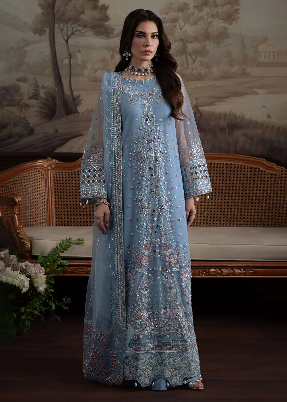 Elanora Embroidered Formals '25 by Nureh | NEL-74 - Image 5