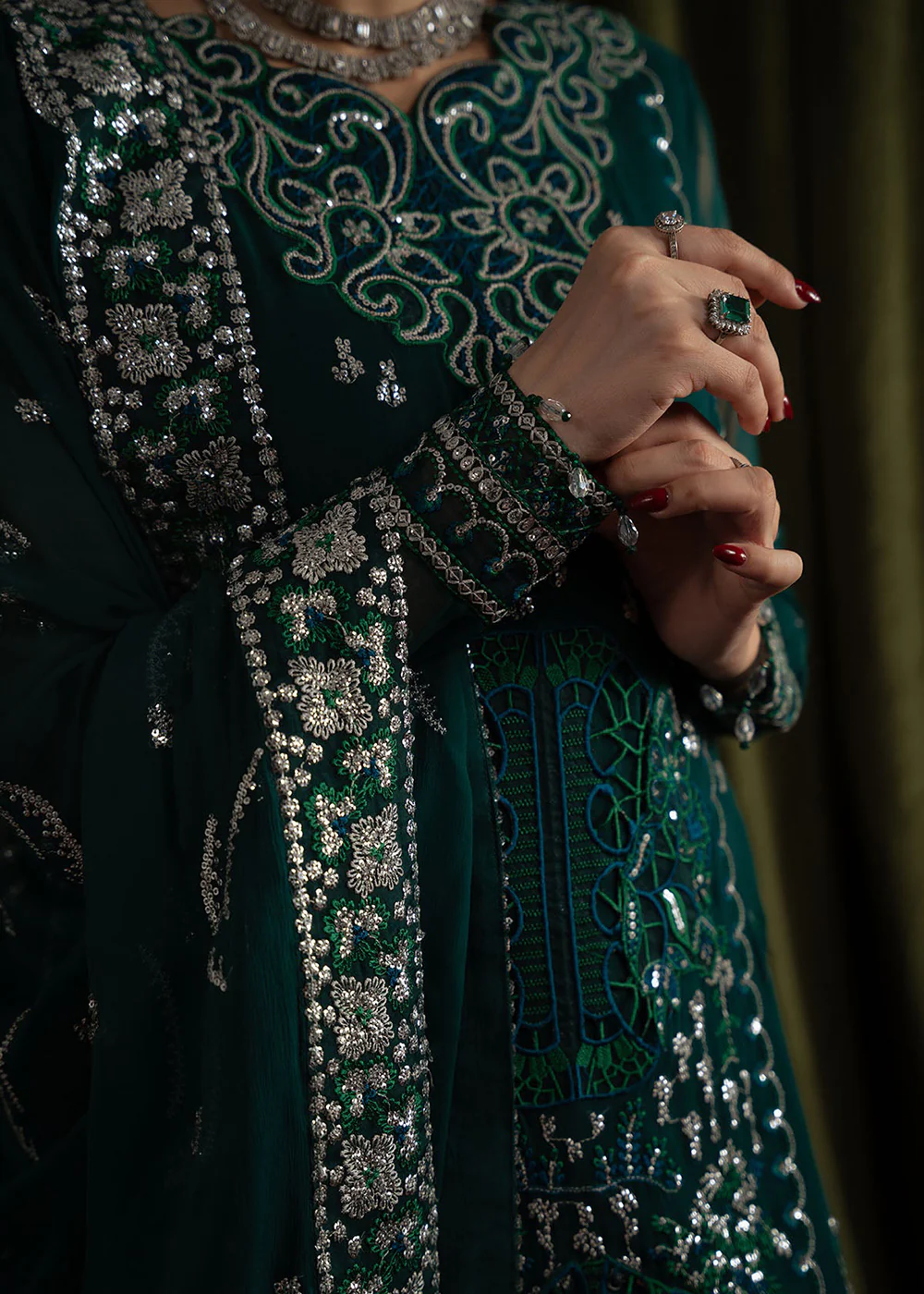 Elanora Embroidered Formals '25 by Nureh | NEL-77 - Image 7