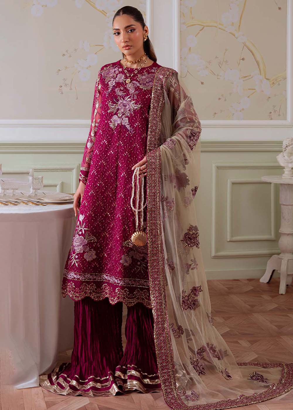 Elanora Embroidered Formals '25 by Nureh | NEL-78
