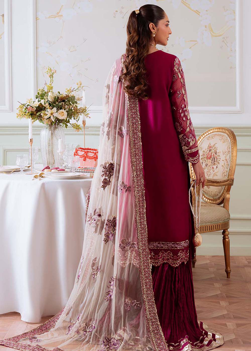 Elanora Embroidered Formals '25 by Nureh | NEL-78 - Image 3
