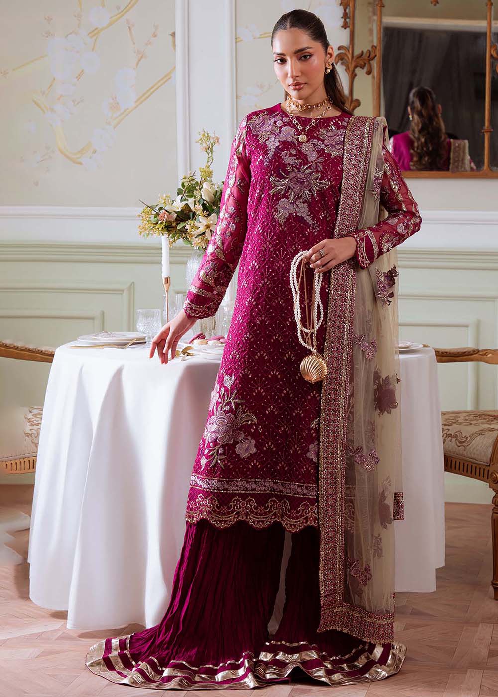 Elanora Embroidered Formals '25 by Nureh | NEL-78 - Image 5