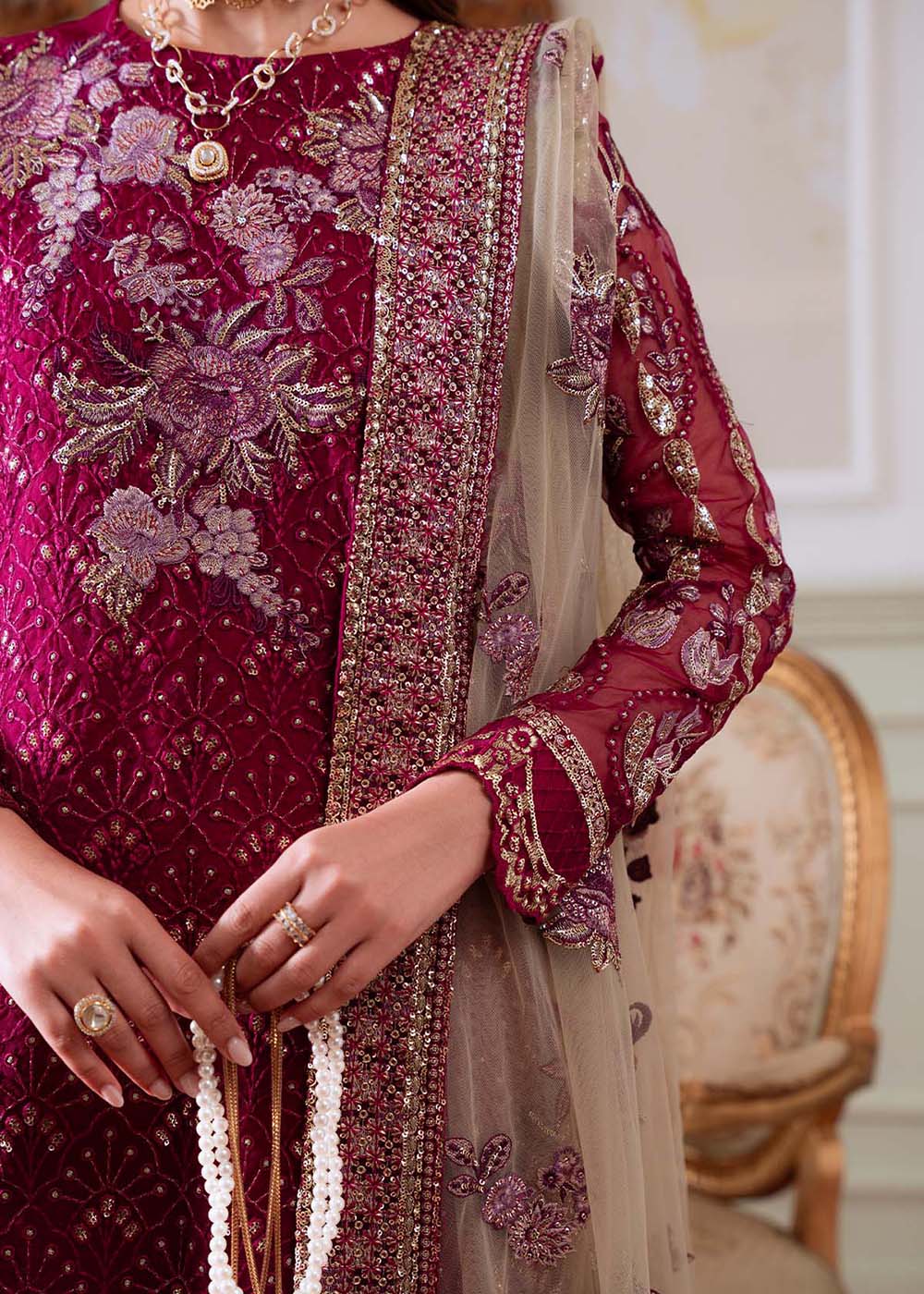 Elanora Embroidered Formals '25 by Nureh | NEL-78 - Image 6