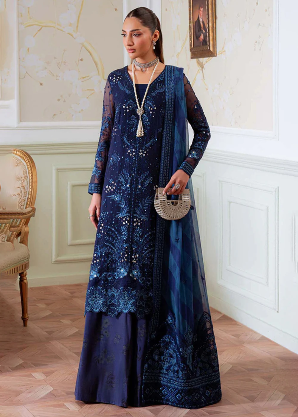 Elanora Embroidered Formals '25 by Nureh | NEL-79