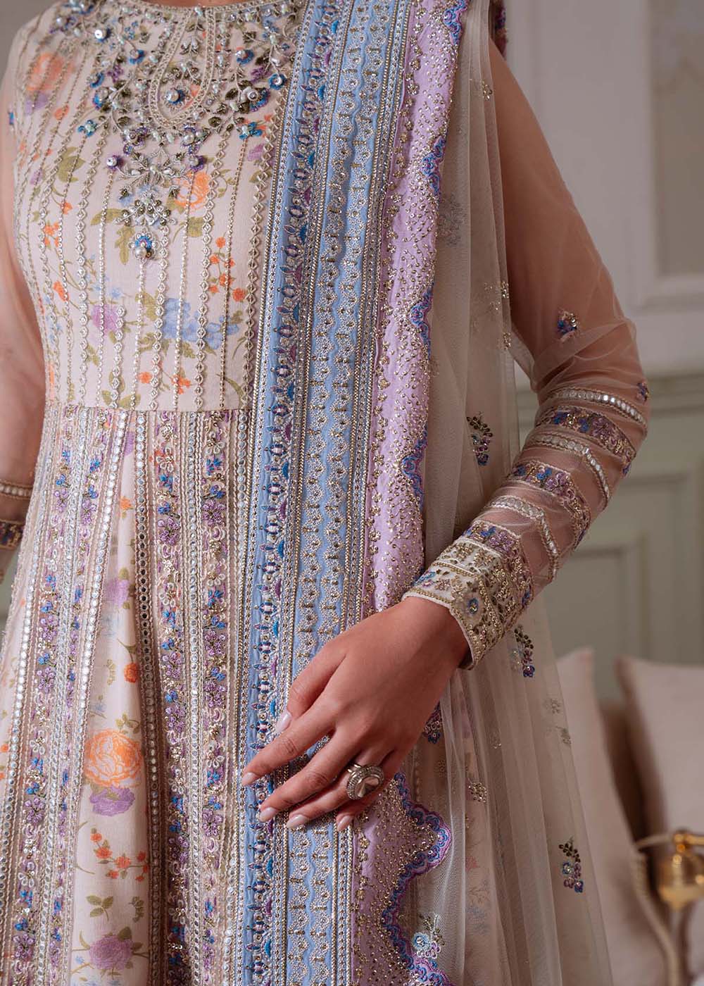 Elanora Embroidered Formals '25 by Nureh | NEL-80 - Image 6
