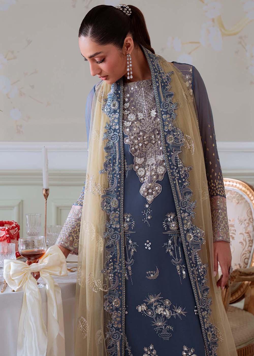Elanora Embroidered Formals '25 by Nureh | NEL-82 - Image 6