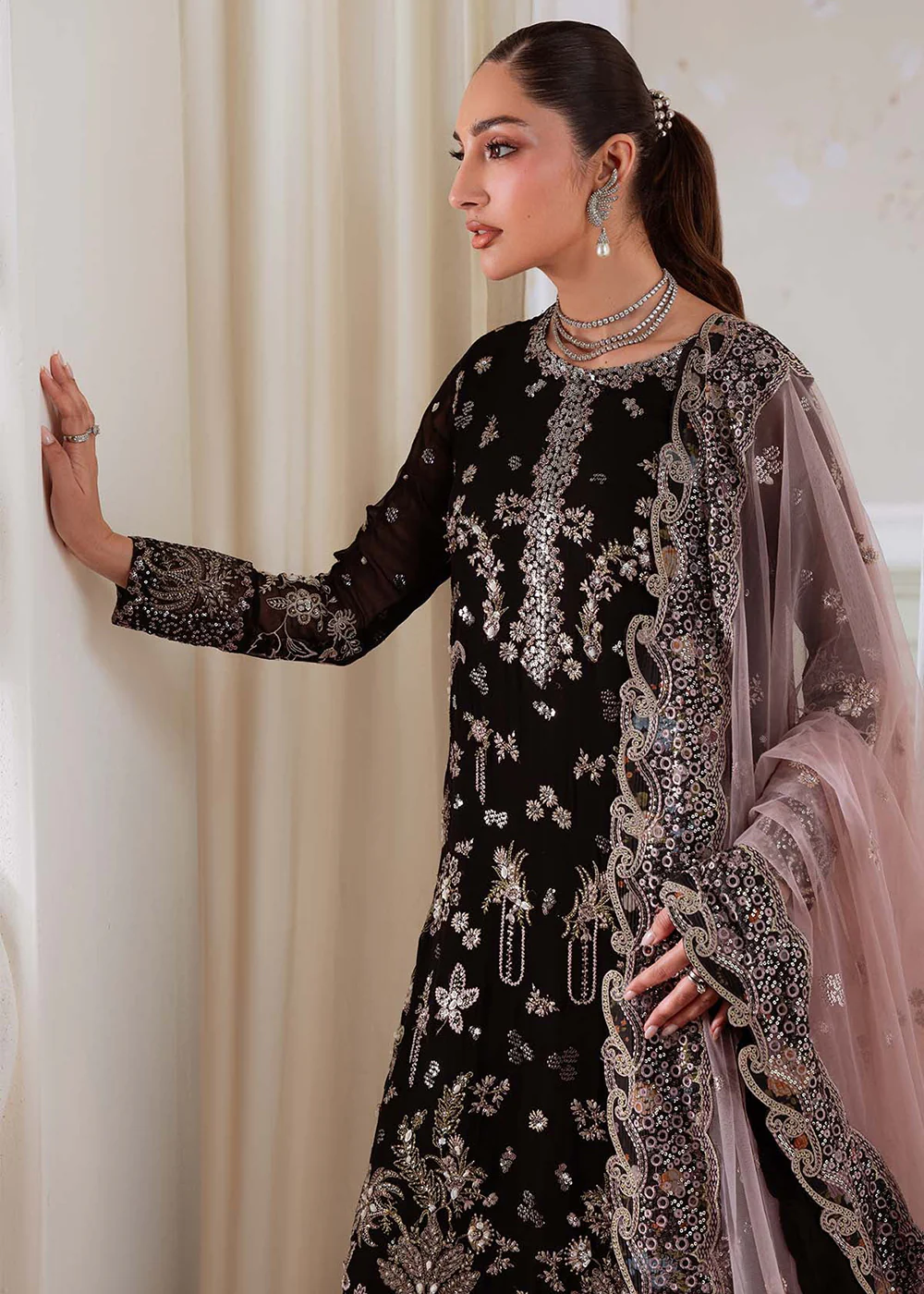 Elanora Embroidered Formals '25 by Nureh | NEL-83 - Image 4