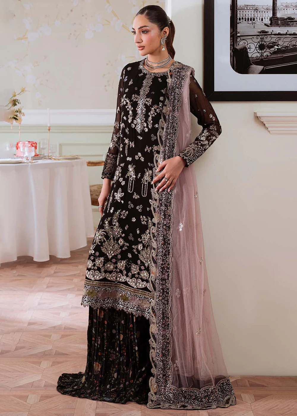 Elanora Embroidered Formals '25 by Nureh | NEL-83 - Image 6