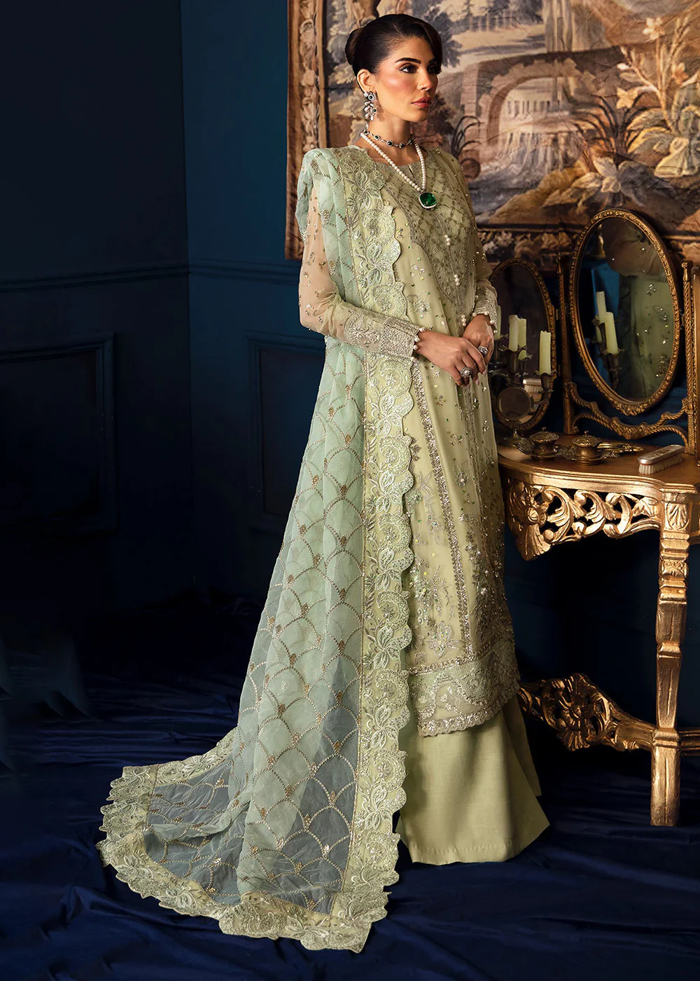 Elanora Luxury Chiffon Collection '24 by Nureh | Meadow-NEL-50 - Image 6