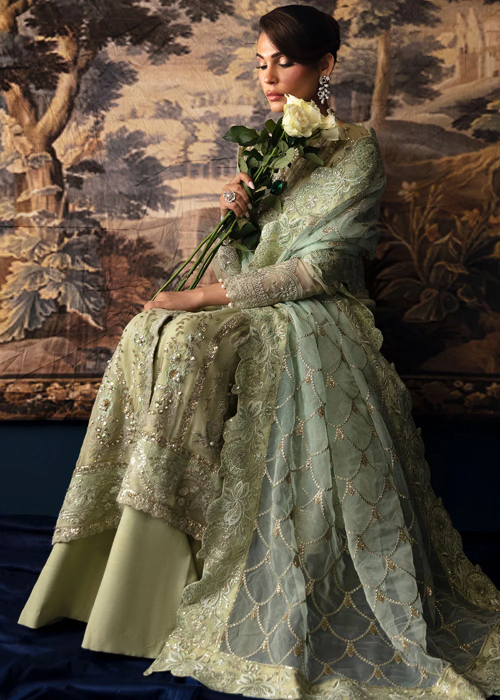 Elanora Luxury Chiffon Collection '24 by Nureh | Meadow-NEL-50 - Image 8
