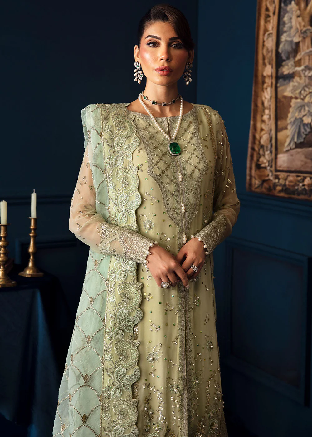 Elanora Luxury Chiffon Collection '24 by Nureh | Meadow-NEL-50 - Image 9