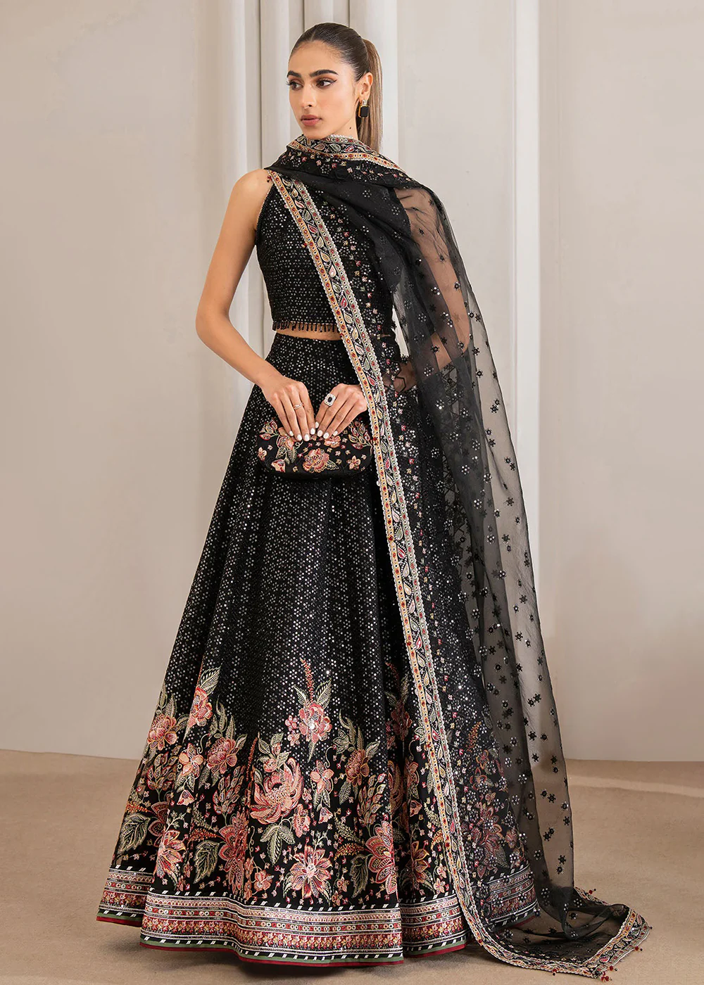 Embroidered Chiffon Wedding Formals '24 by Jazmin | UC-3029 - Image 6