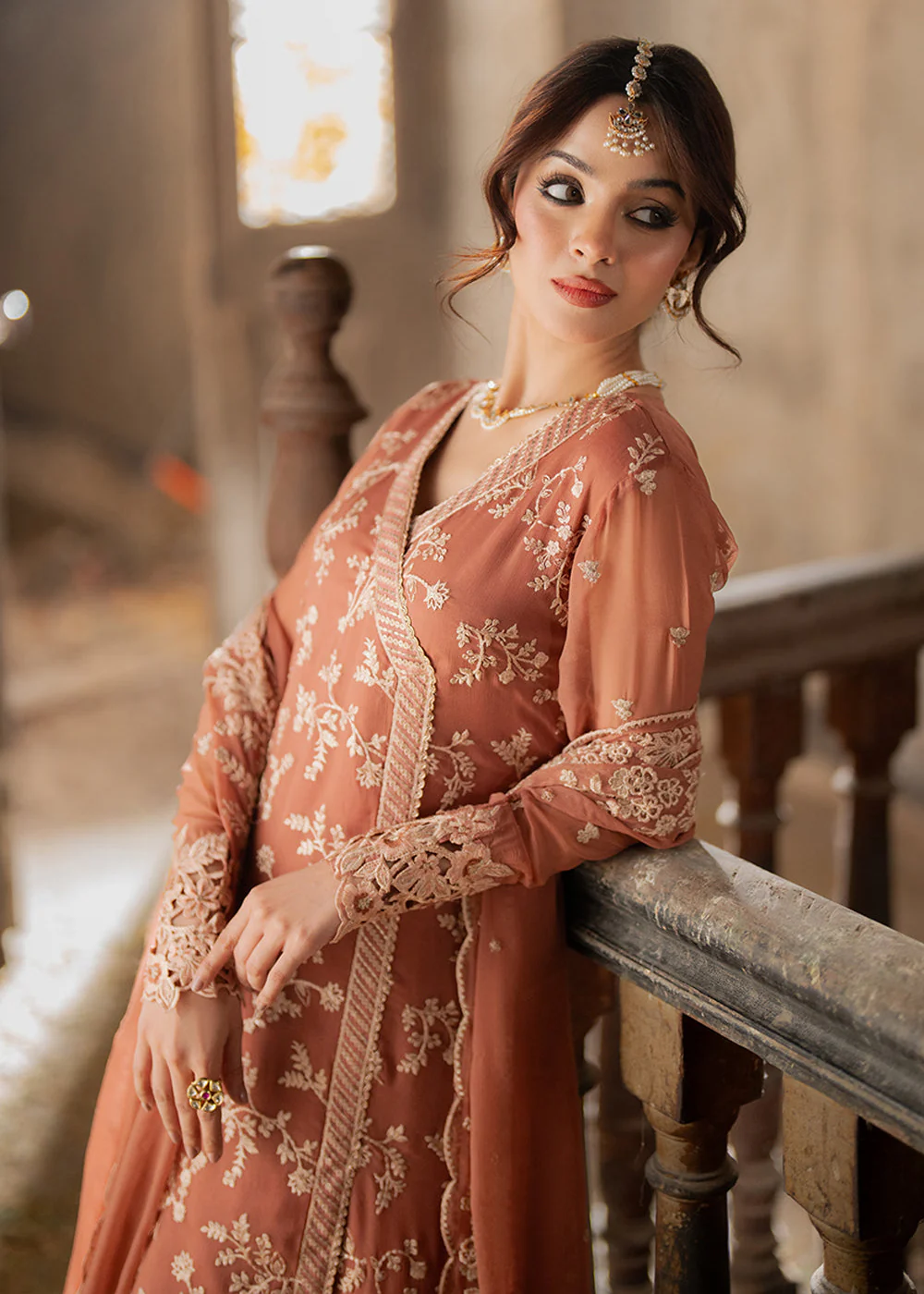 Ensembles Embroidered Formals '25 by Azure | Dusky Bloom - Image 3