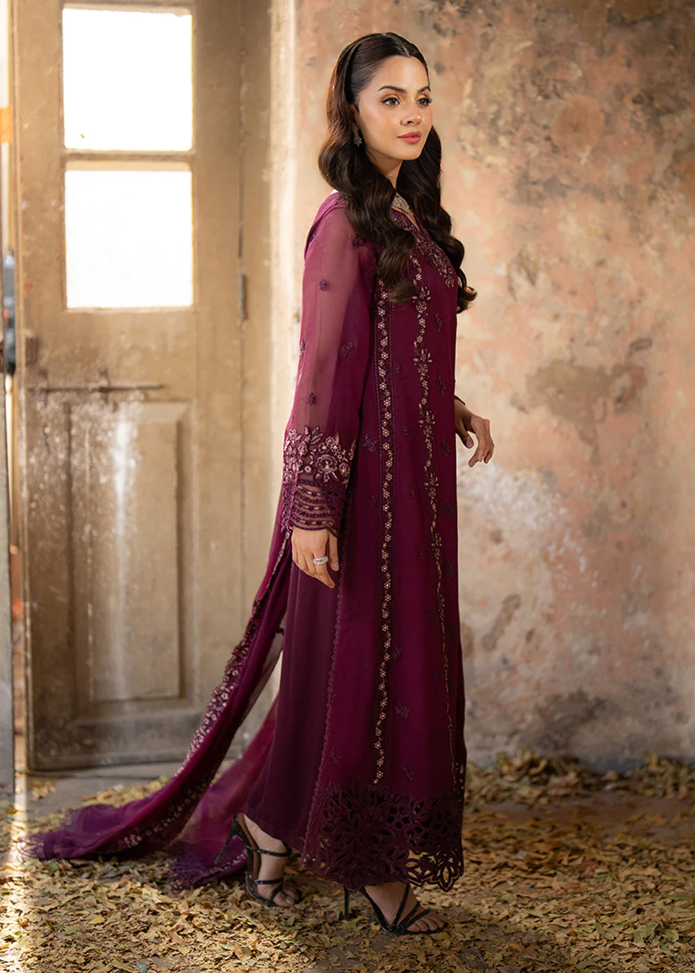 Ensembles Embroidered Formals '25 by Azure | Merlot Grace - Image 6