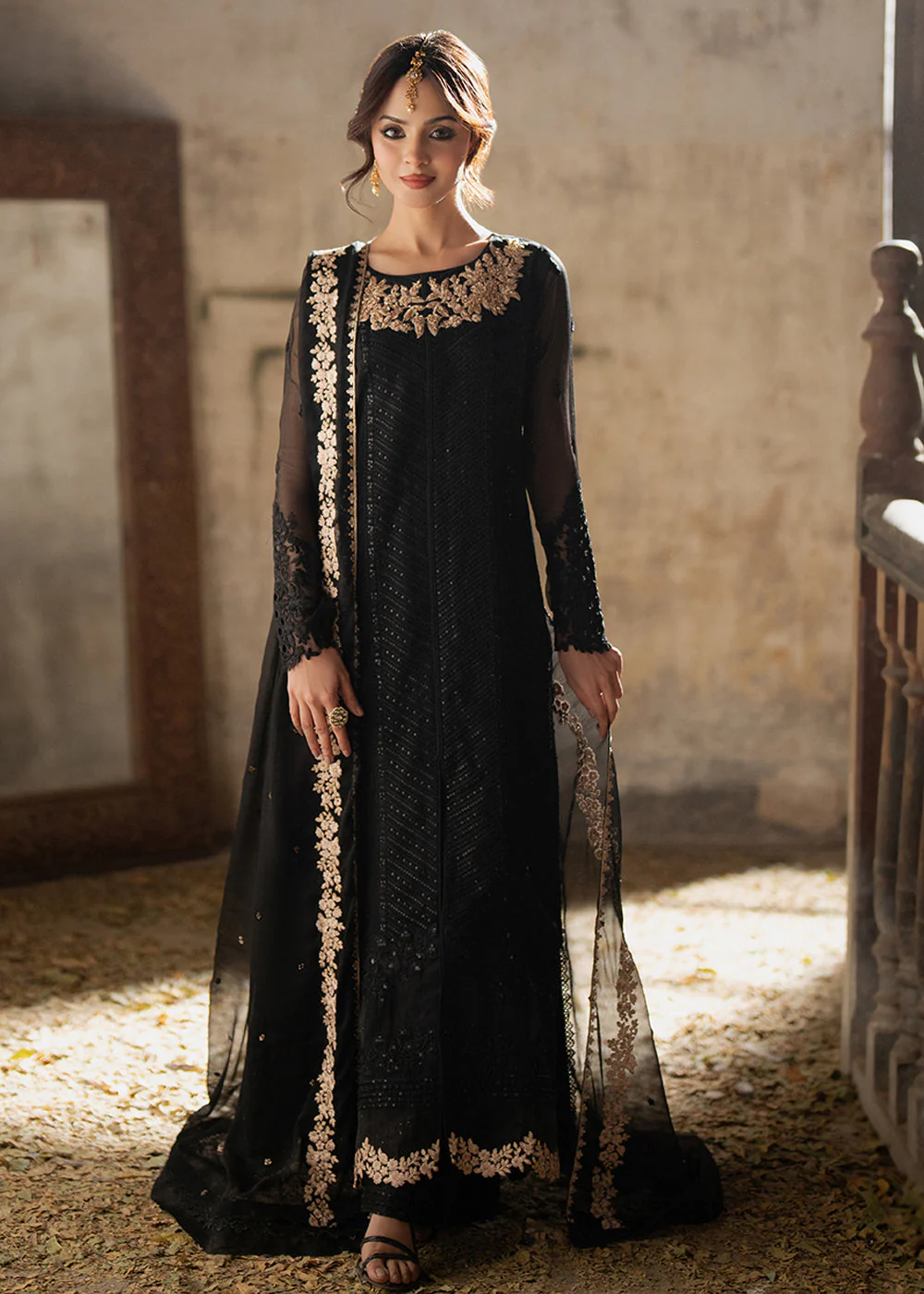Ensembles Embroidered Formals '25 by Azure | Midnight Veil