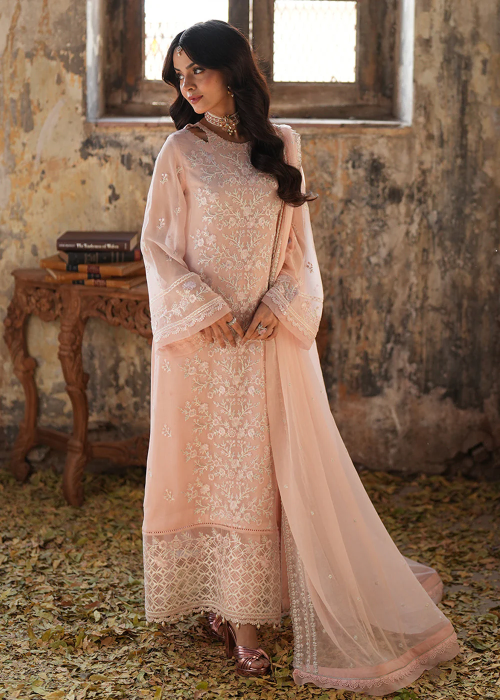 Ensembles Embroidered Formals '25 by Azure | Pink Mirage - Image 3