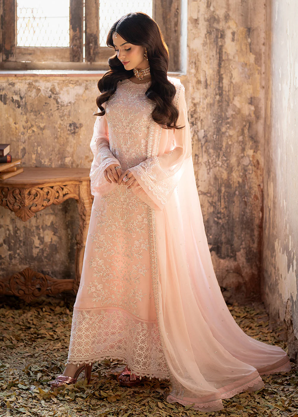 Ensembles Embroidered Formals '25 by Azure | Pink Mirage - Image 4