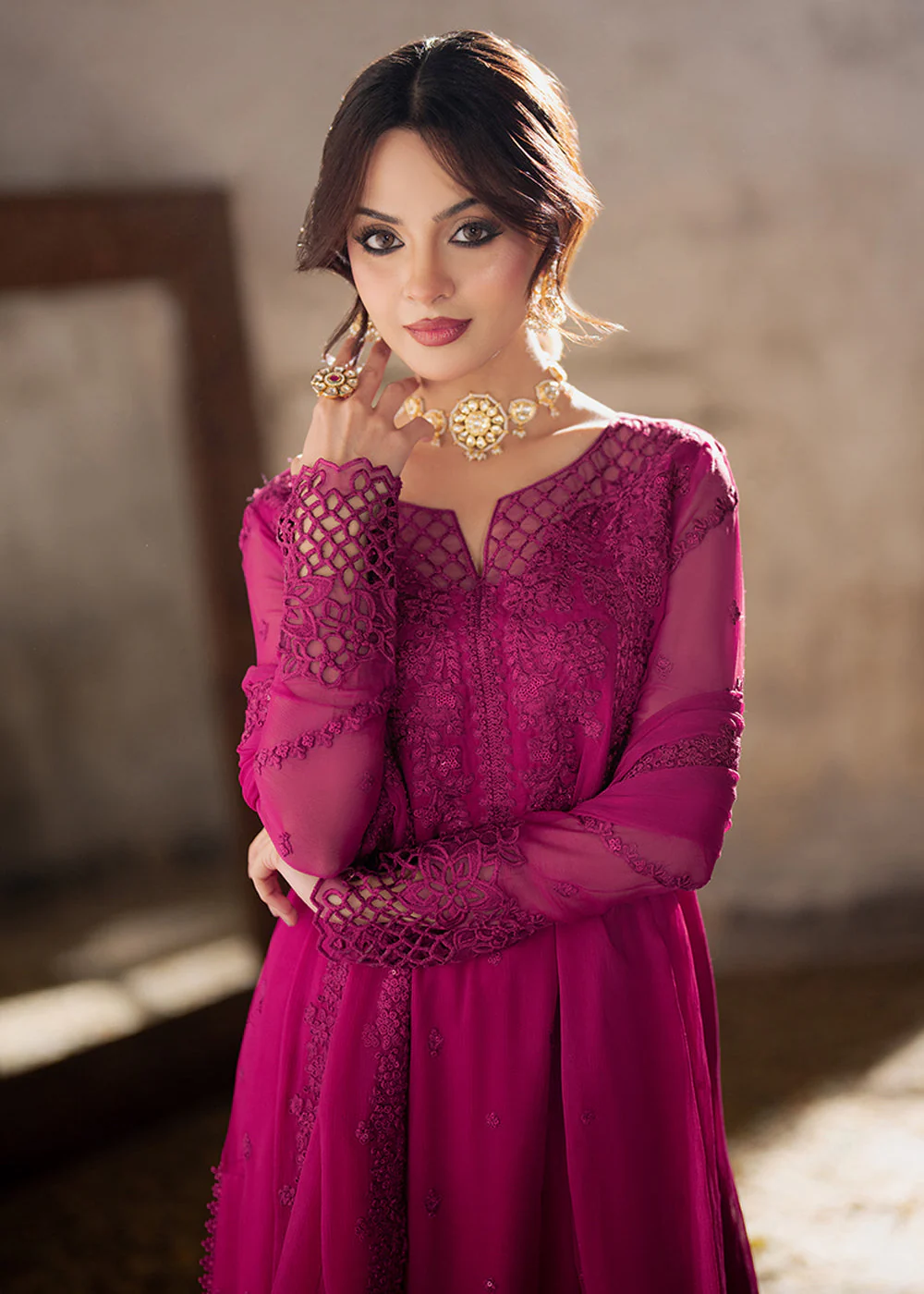 Ensembles Embroidered Formals '25 by Azure | Plum Reverie - Image 2
