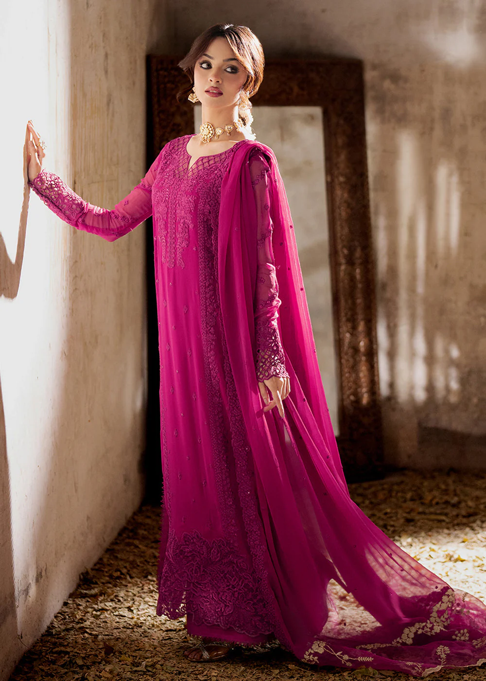 Ensembles Embroidered Formals '25 by Azure | Plum Reverie - Image 3