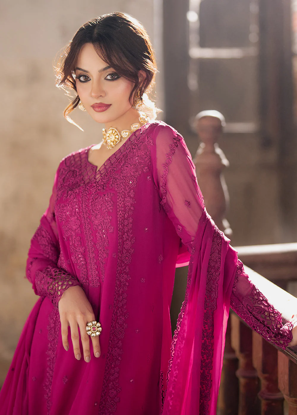 Ensembles Embroidered Formals '25 by Azure | Plum Reverie - Image 5