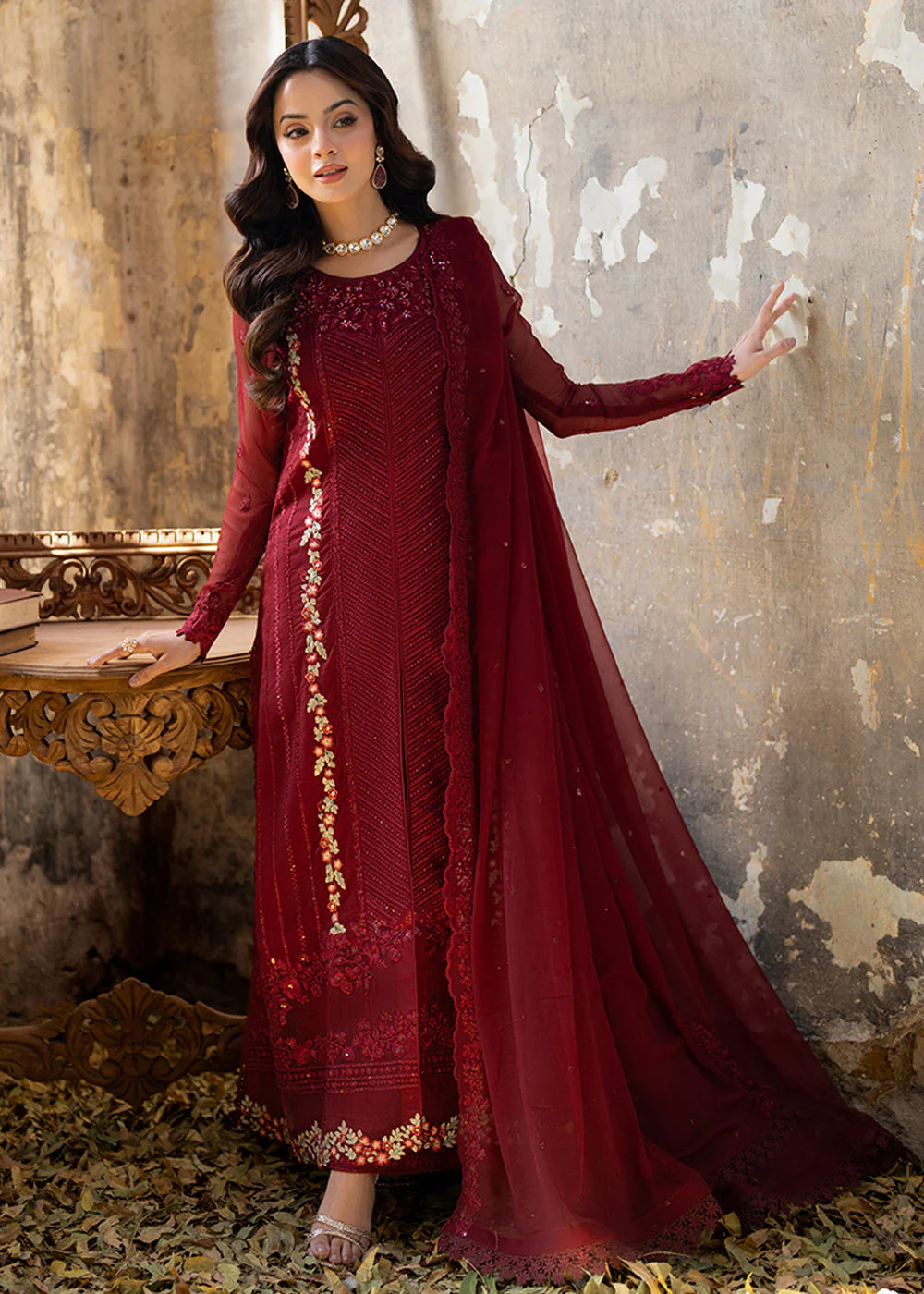 Ensembles Embroidered Formals '25 by Azure | Red Mist