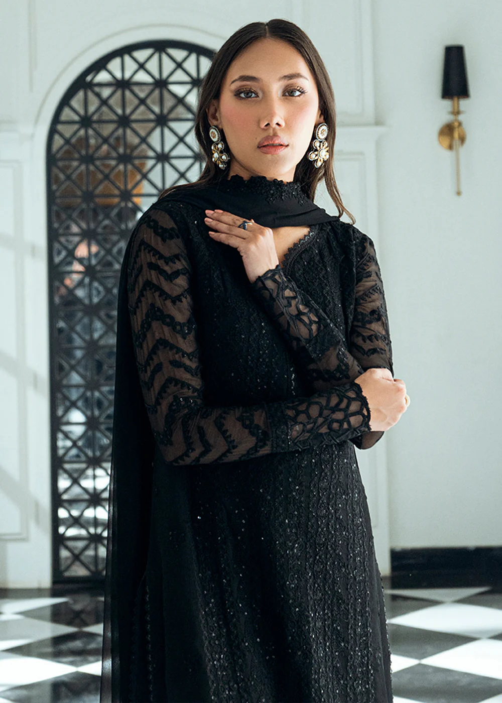 Ensembles Embroidered Formals '25 Vol 2 by Azure | Raven Drape - Image 2