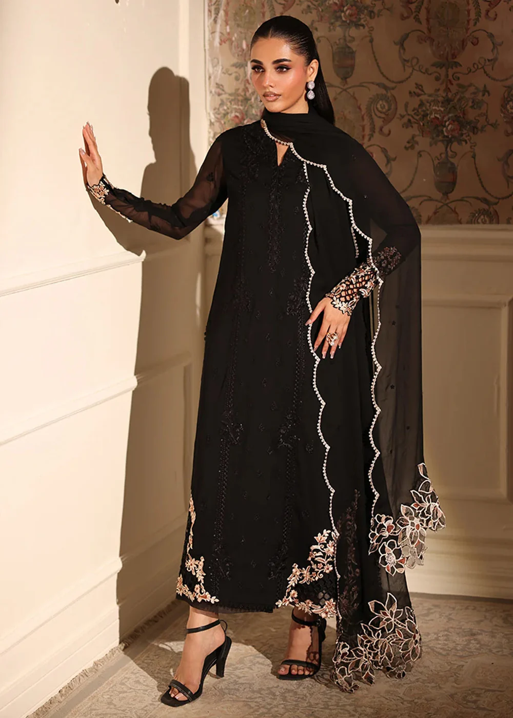 Ensembles Party Wear '25 by Azure | Dusken Lace - Image 4