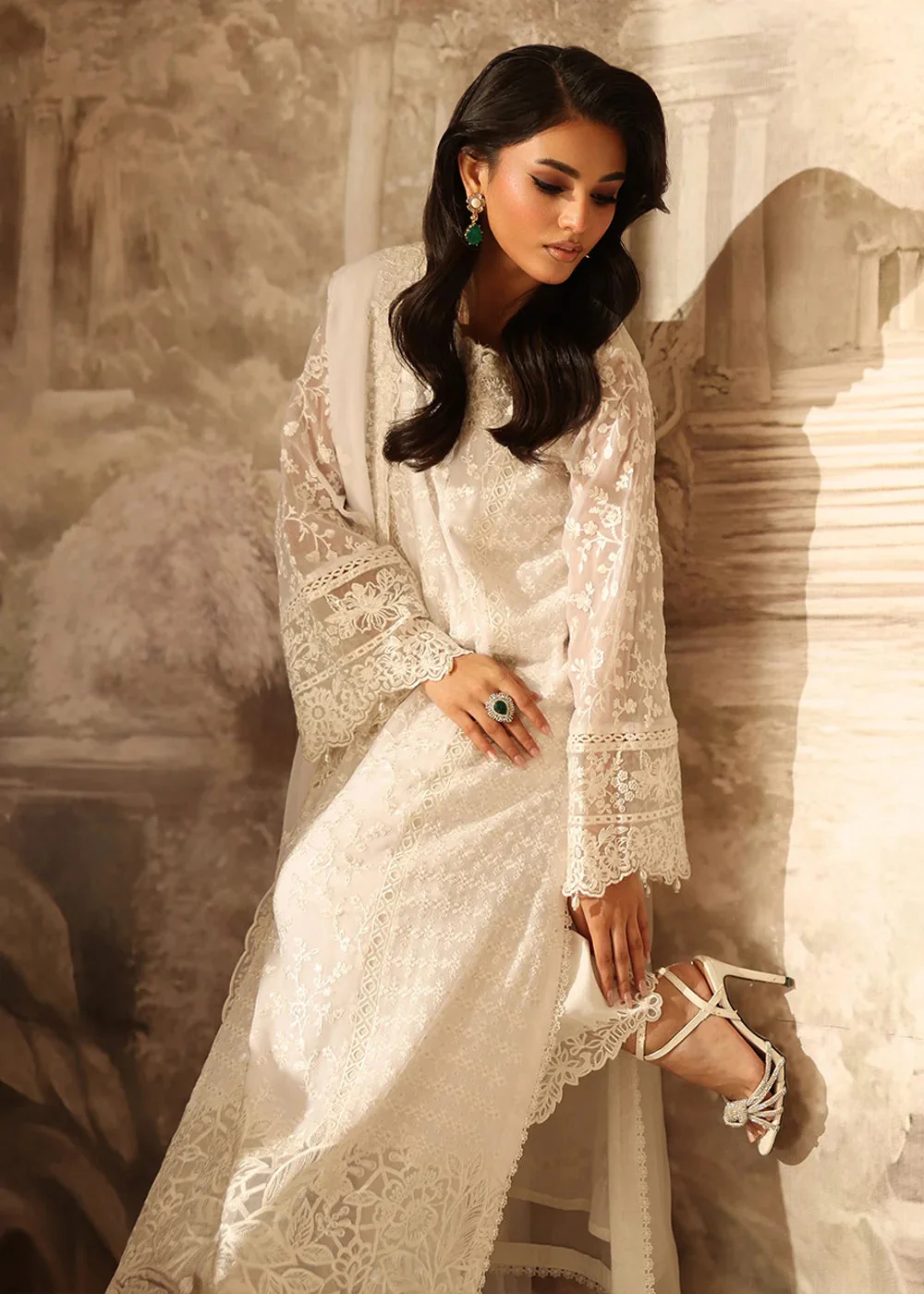 Ensembles Party Wear '25 by Azure | Pearl Whisper - Image 4