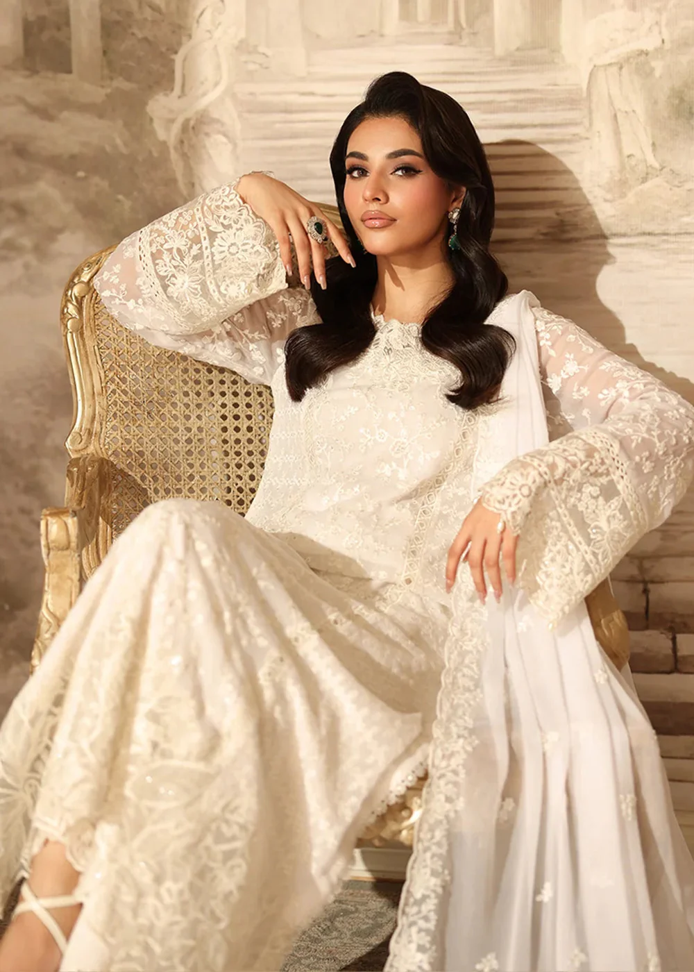 Ensembles Party Wear '25 by Azure | Pearl Whisper - Image 8