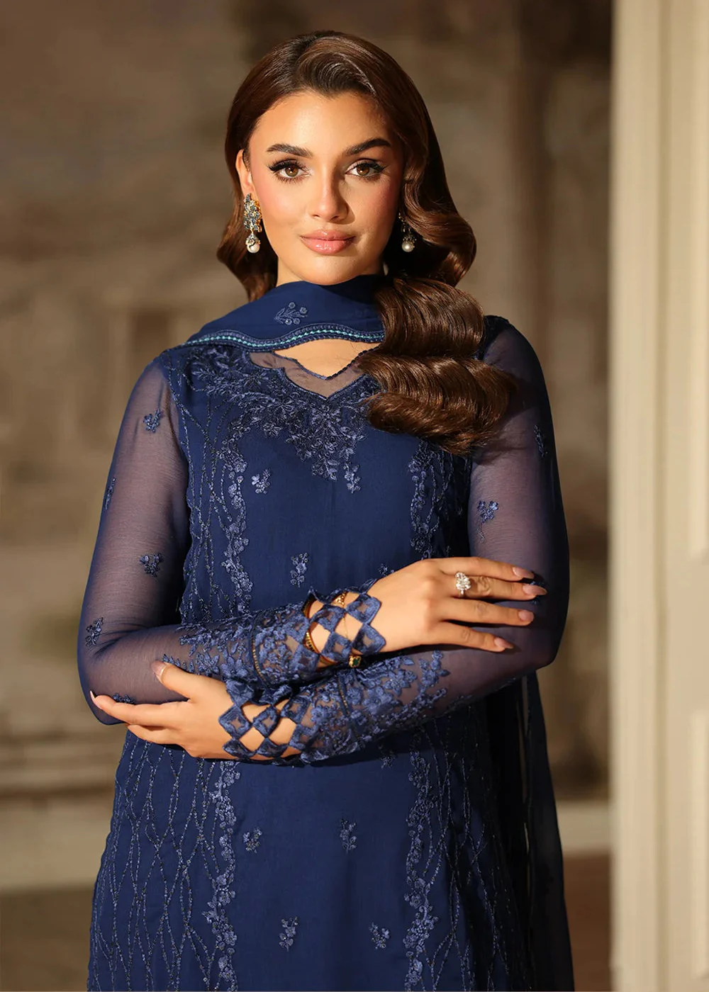 Ensembles Party Wear '25 by Azure | Royal Eclipse - Image 2