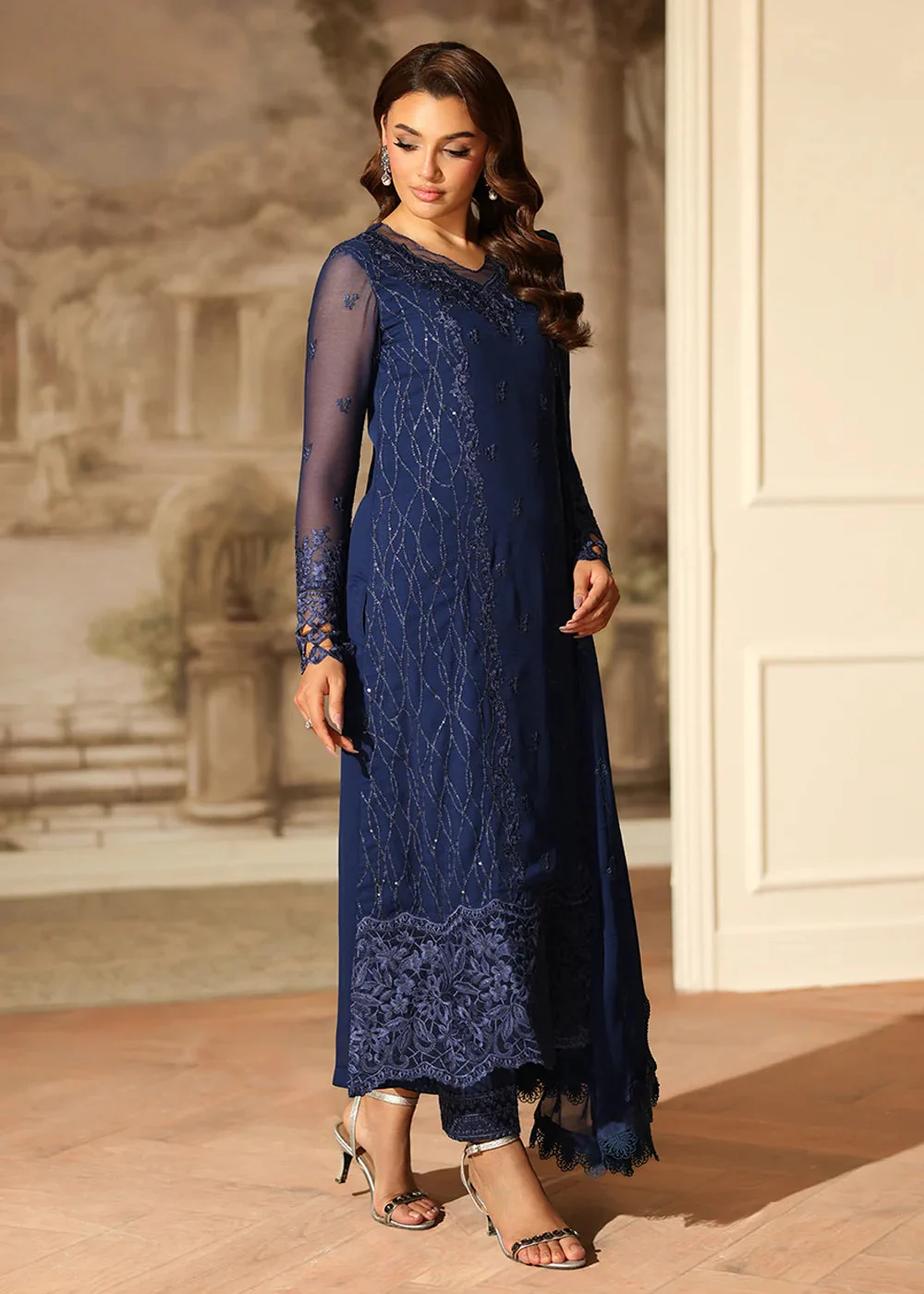 Ensembles Party Wear '25 by Azure | Royal Eclipse - Image 6