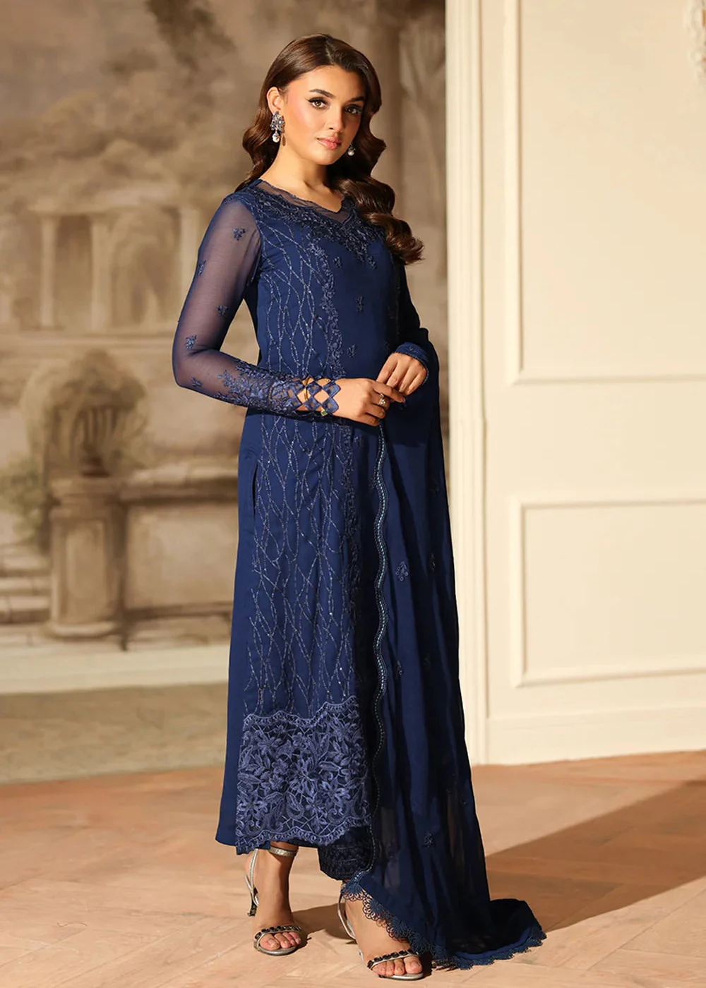 Ensembles Party Wear '25 by Azure | Royal Eclipse - Image 9