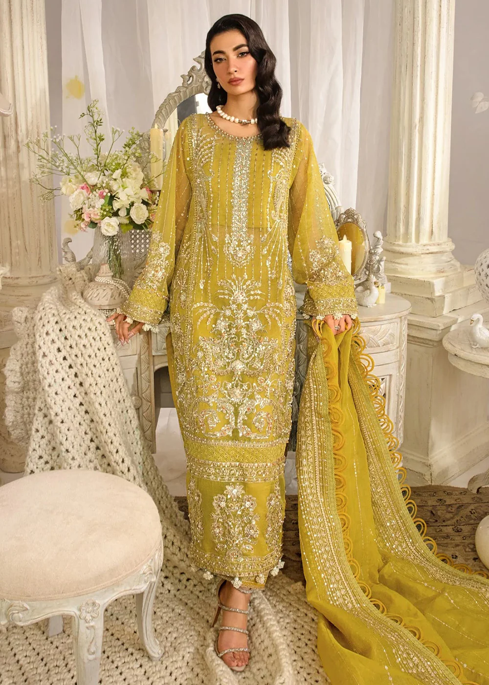 Evara Luxury Formals Collection '24 by Elaf Premium | EFE-03 SUNLIT - Image 6
