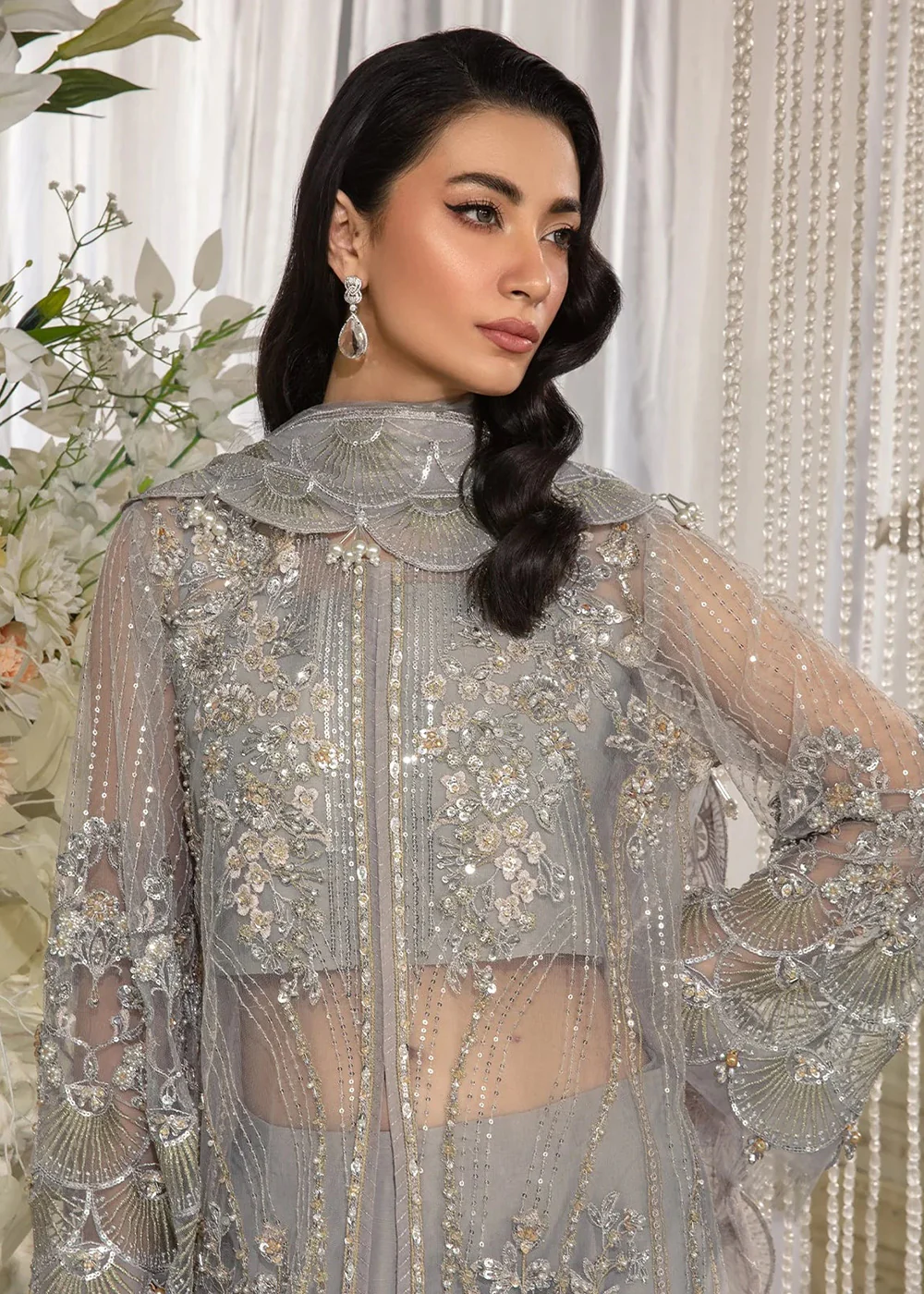 Evara Luxury Formals Collection '24 by Elaf Premium | EFE-04 DOVE - Image 2