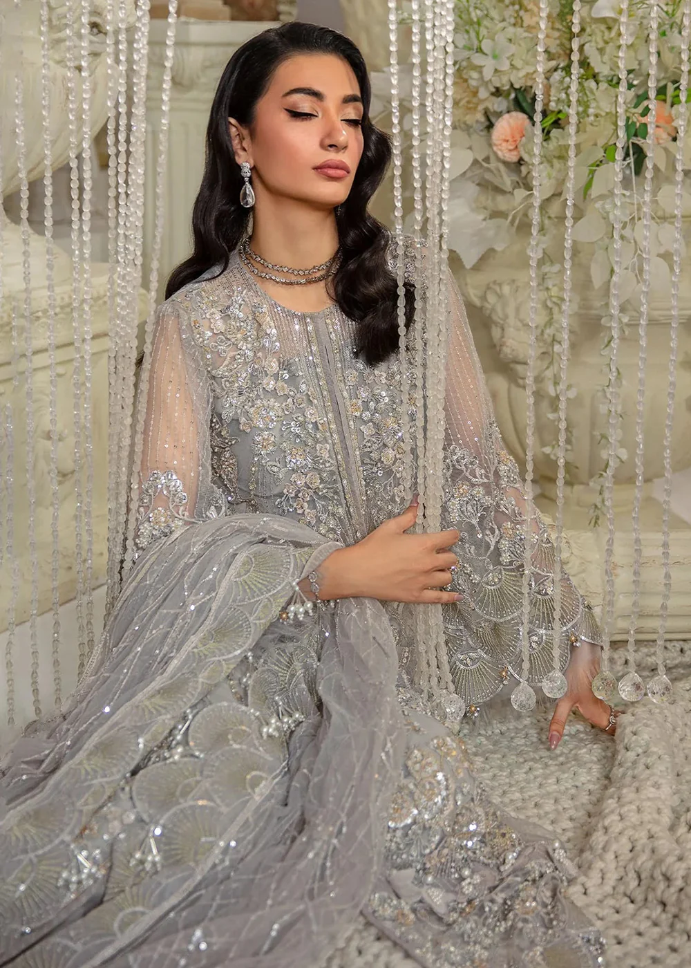 Evara Luxury Formals Collection '24 by Elaf Premium | EFE-04 DOVE - Image 4