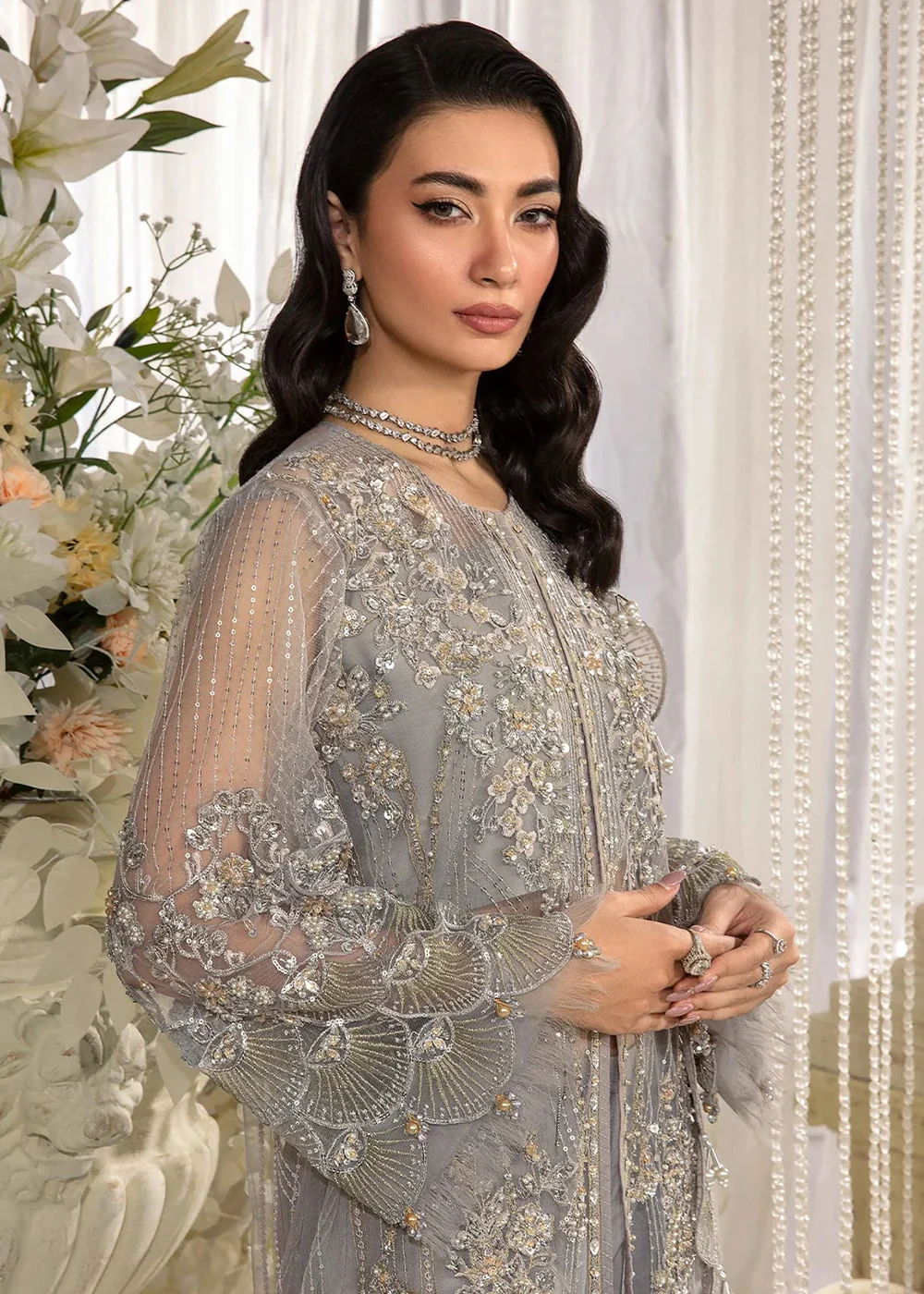 Evara Luxury Formals Collection '24 by Elaf Premium | EFE-04 DOVE - Image 5