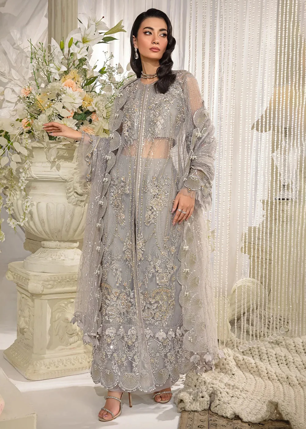 Evara Luxury Formals Collection '24 by Elaf Premium | EFE-04 DOVE - Image 8