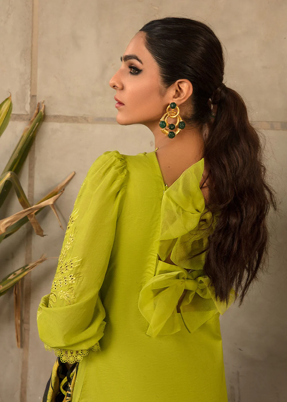 Green Luxury Lawn Suit | Rang Rasiya | Florence Lawn '23 | ARIANA - D7 - Image 4