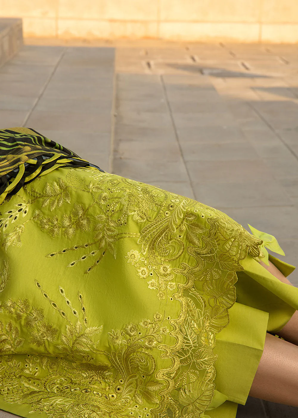 Green Luxury Lawn Suit | Rang Rasiya | Florence Lawn '23 | ARIANA - D7 - Image 7