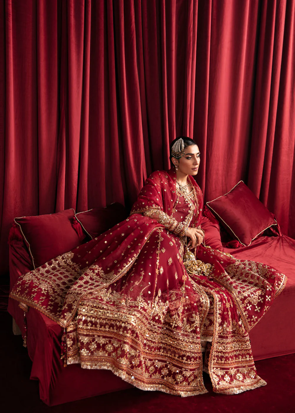 Heer Ranjha Luxury Formals 2023 By Qalamkar | HR-02 MEHRUNNISA - Image 3